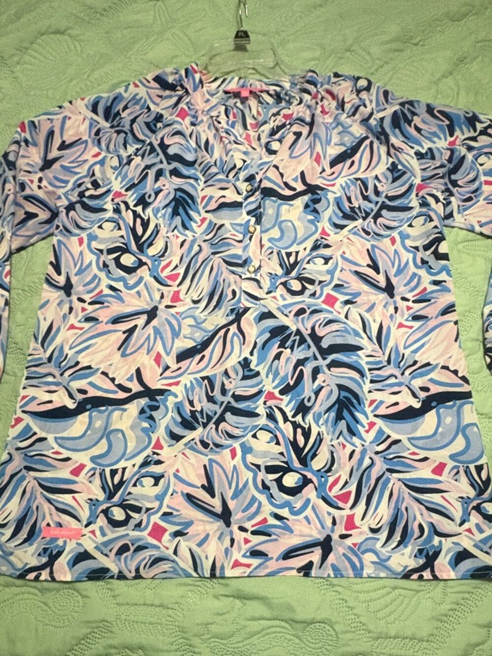Women's XL Simply Southern Peasant Blouse NWOT
